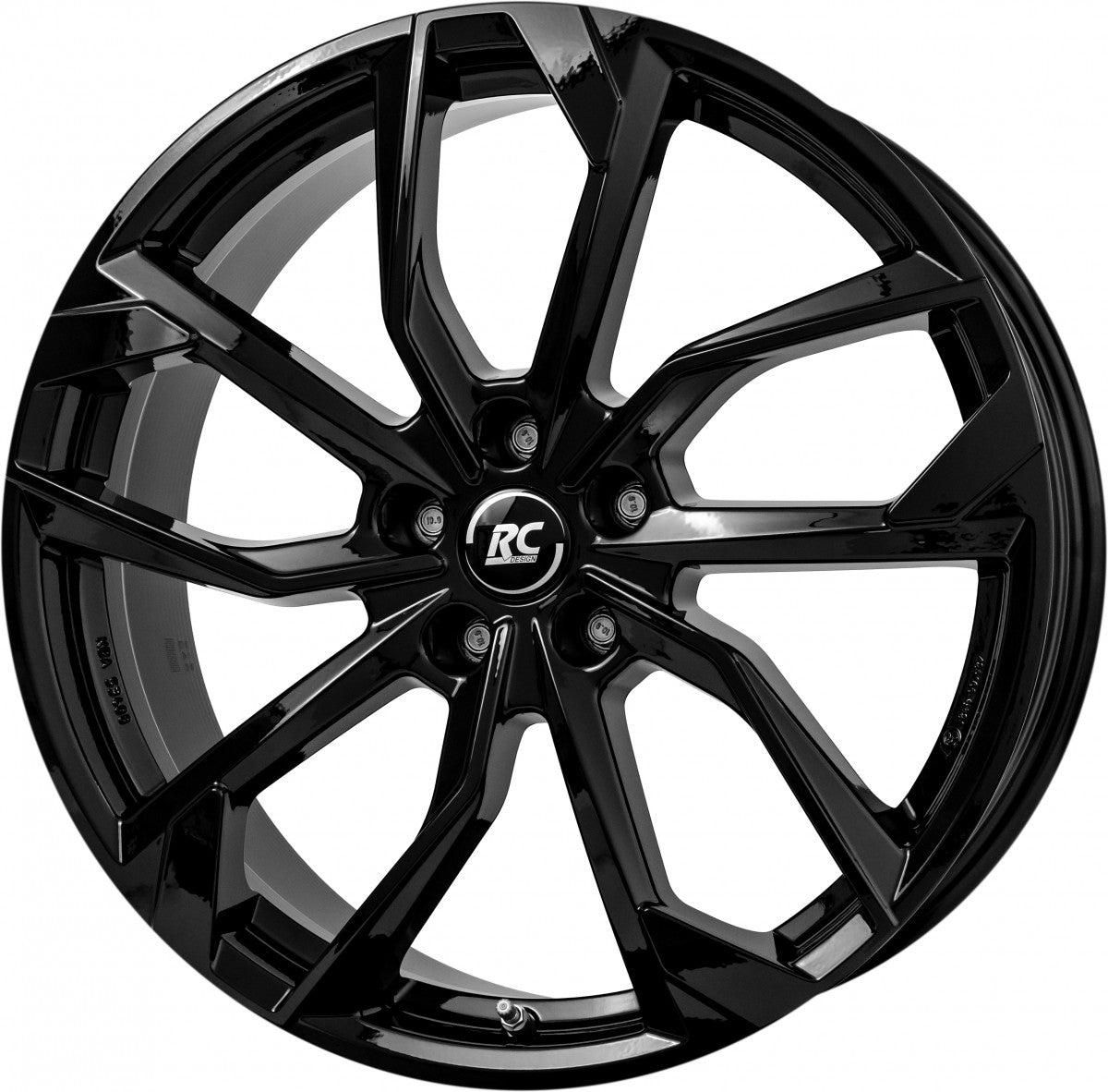 Model 3 Komplettrad/Felgen RC 34 Schwarz Glanz (4 Stück)