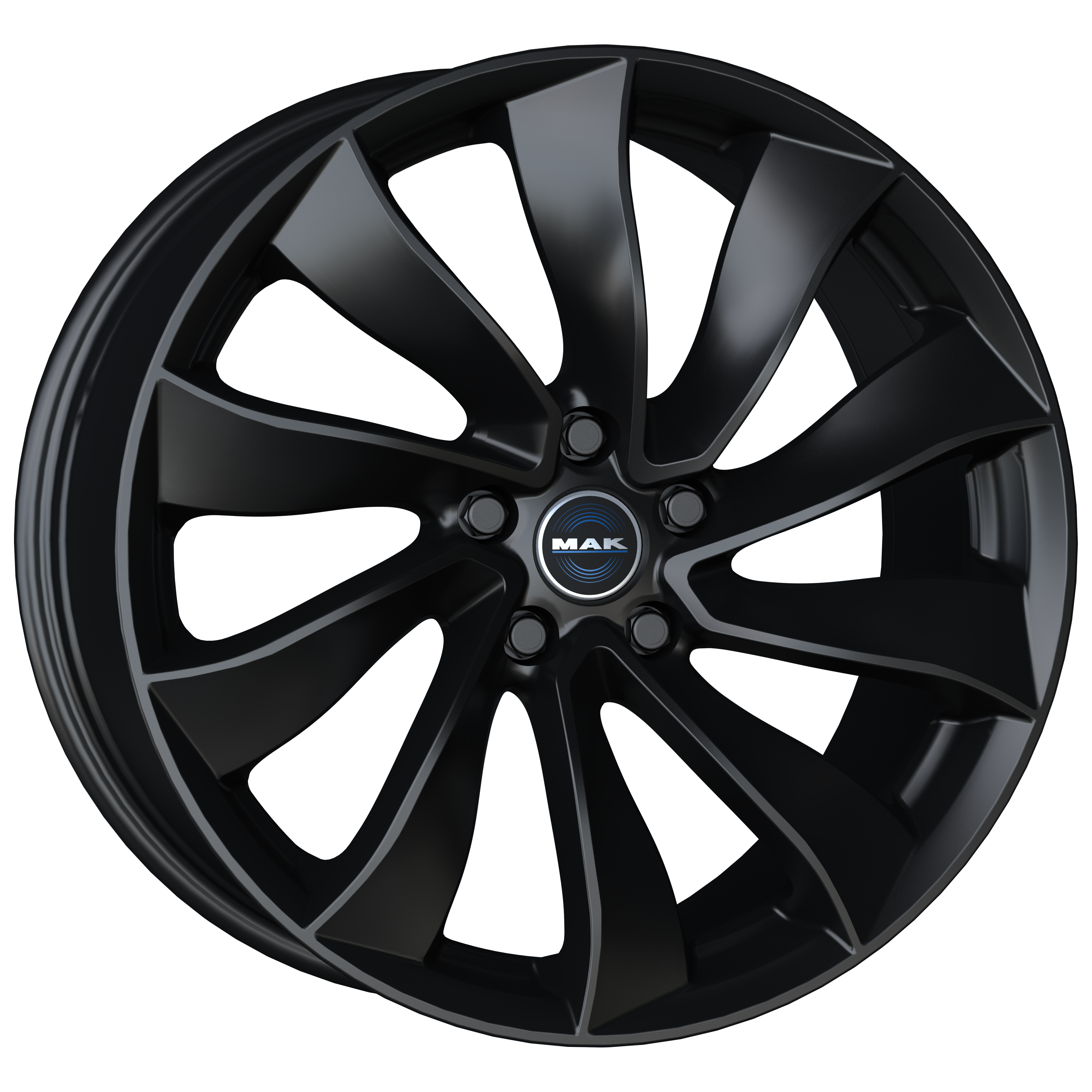 Model Y Winter-Komplettrad MAK Solar Matt Black Turbine EXKLUSIV (4 Stück)