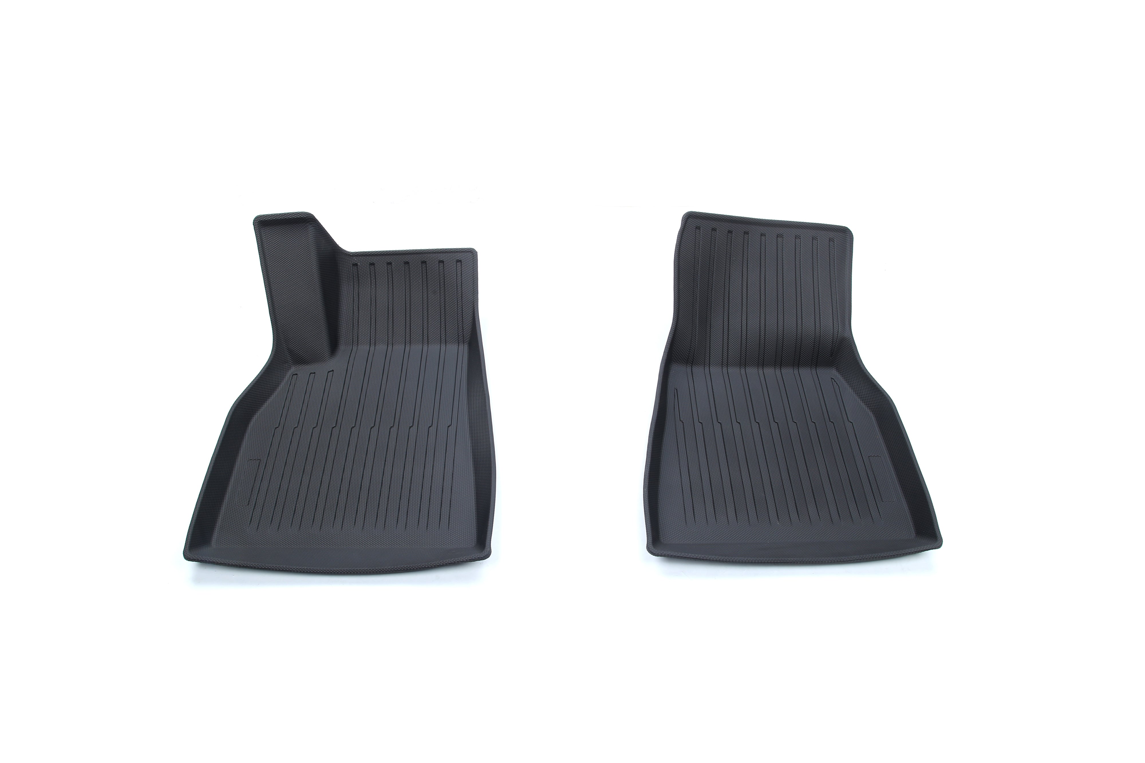 Model S 2023 Gummimatten 5-Teilig Komplettset Fußmatten, Frunk und Trunk