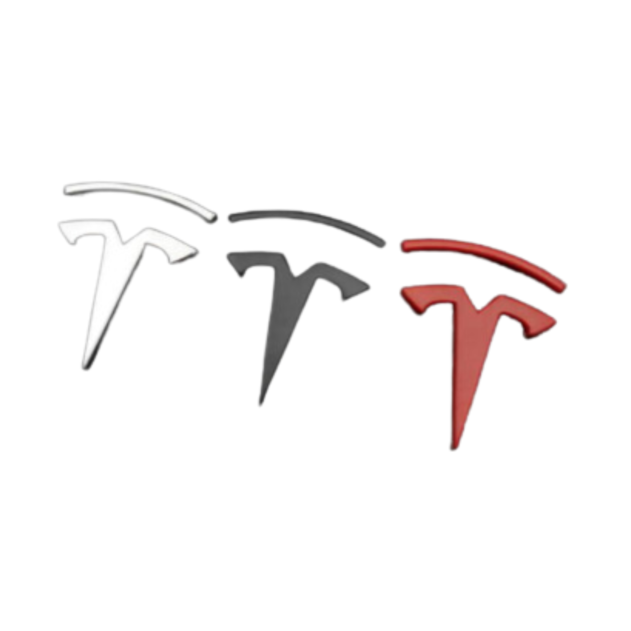 Logo/emblème Tesla sur le capot et le couvercle du coffre Modèle 3
