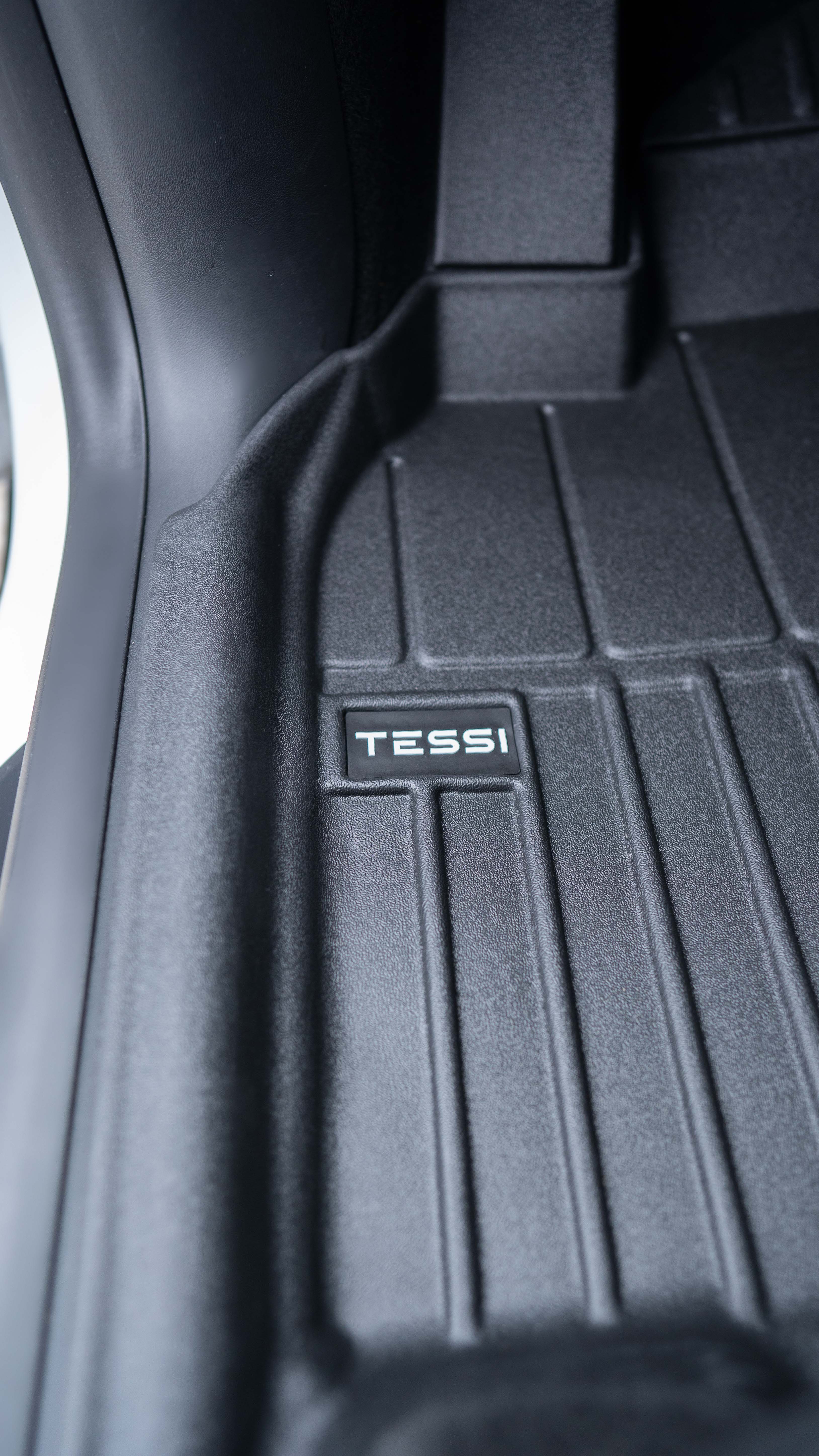 Tesla Model Y 4-Teiliges Gummimattenset Tessi® Greenline 75% Recycling Material