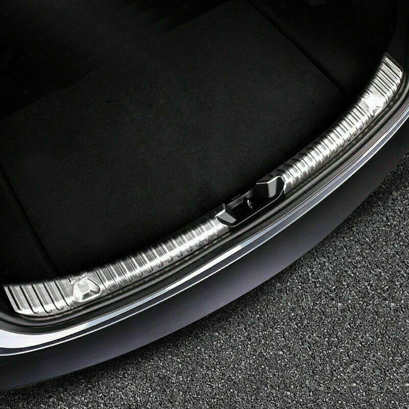 Model 3 bumper protection stainless steel trunk 2-piece