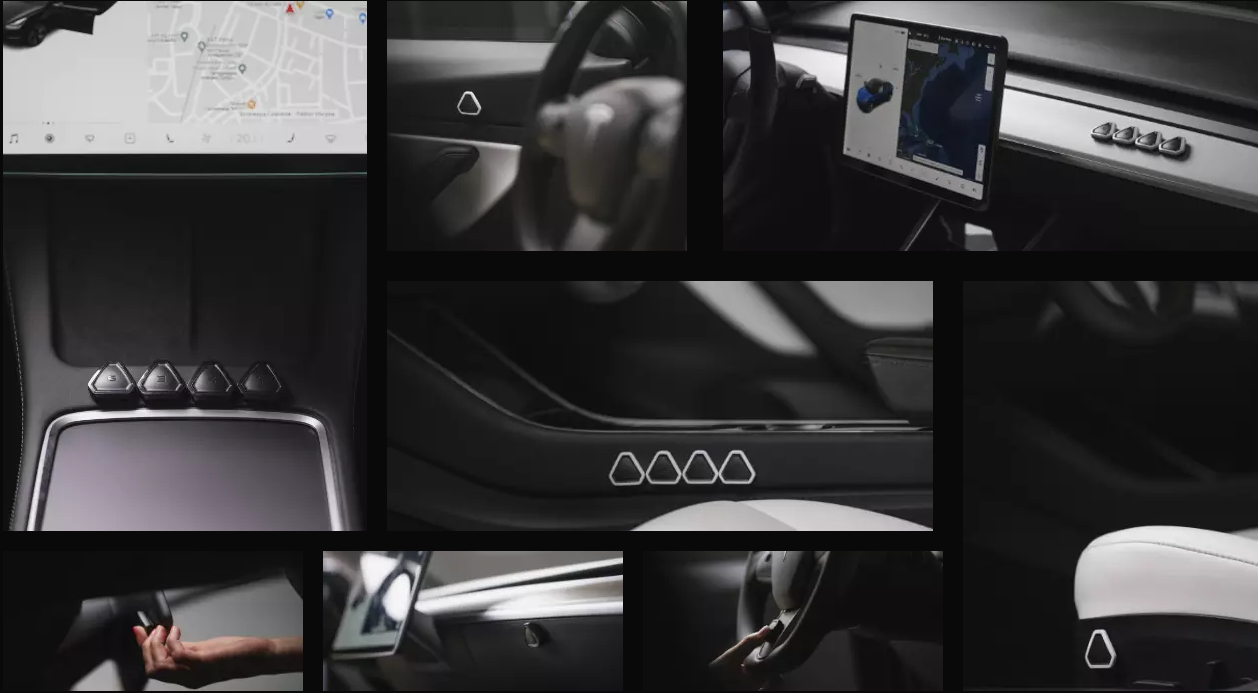Boutons SEXY adaptés à votre Tesla Model 3/Y