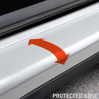 Protective film for door sills Transparent Tesla Model Y (all versions) in a set of 4